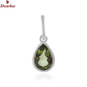 Pure solid 925 sterling silver genuine peridot gemstone classic pendant bulk items wholesale lots <b>handmade</b> <b>jewelry</b> supplier - Product Image 1