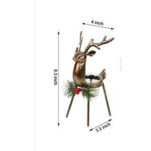Christmas Decorations Reindeer <b>Tealight</b> <b>Candle</b> <b>Holder</b> Best Selling Tabletop Centerpiece and Display in Cheapest Price - Product Image 5