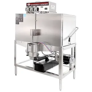 Lave-vaisselle professionnel CMA à porte battante, basse température, 80 bacs/heure avec double stérilisation des bacs - Product Image 2