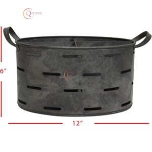 Luxueux noir ferme Style Caddy outil à la main créatif galvanisé support de rangement plus grande qualité pour la maison et l'hôtel décor - Product Image 6