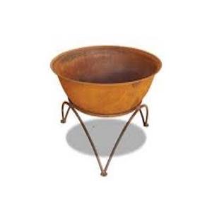 Brasero d'extérieur en fil de fer noir, accessoires de jardin, équipement de randonnée et de camping, pour Noël, l'hiver et Pâques QAMAR - Product Image 4