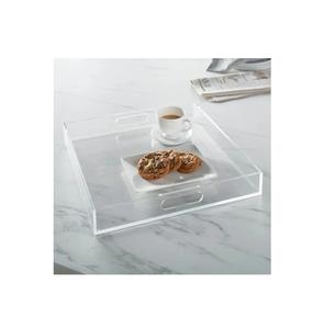 Plateau de service en acrylique de qualité supérieure, décoration de table pour la maison et l'hôtel, plateau de service alimentaire en acrylique poli fait à la main à vendre - Product Image 6