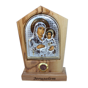 ป้ายไม้มะกอกติดผนังแบบตั้งได้ผลิตภัณฑ์คริสต์มาสทำมือตกแต่งบ้านสำหรับงานฝีมือ - Product Image 1