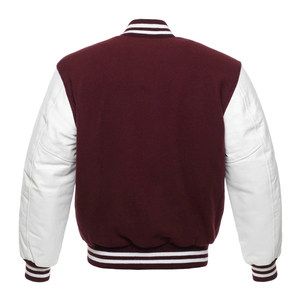 High Street toutes les tailles hommes femmes enfants veste universitaire en cuir véritable Bomber CollegeBaseballjacket pour hommes livraison DDP - Product Image 5