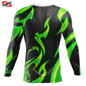 เสื้อกระชับทรงสำหรับผู้ชายเสื้อ100% UPF50โพลีเอสเตอร์ + เสื้อรัดรูประบายอากาศกันยูวีสำหรับดำน้ำเล่นเซิร์ฟ - Product Image 2