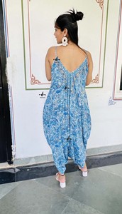 Vestido corto bohemio, ropa Floral Vintage, atuendo hippie gitano para mujer, ropa occidental ligera, ropa India de una pieza - Product Image 2