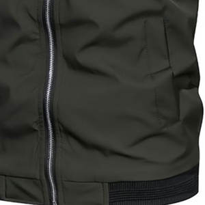 2025 ropa de hombre personalizada de alta calidad Otoño Invierno chaqueta de hombre a prueba de viento otoño manga larga Casual de talla grande chaquetas de hombre - Product Image 3