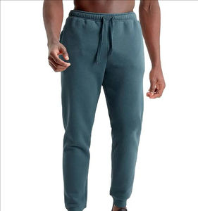 Pantalons décontractés pour hommes les plus populaires, 100% coton, toile respirante, légers, OEM personnalisés, plusieurs poches, taille élastique, nouveaux - Product Image 1