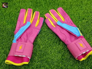 Guantes de Bateo de Béisbol y Sóftbol de Cuero Personalizados al por Mayor, Guantes Profesionales para Adultos y Jóvenes, Precio Económico para Niños y Niñas - Product Image 3