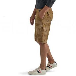 2025 Best Design Men's Top Cargo Shorts Venta al por mayor Pantalones casuales de cintura media con bolsillos de calle elegantes Teñidos lisos - Product Image 3