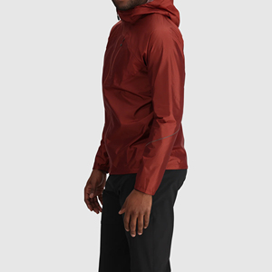 Custom Logo Design Men Nylon Windbreaker Jackets Hooded Street Fashion Wear for Winter Thin Windproof Windbreaker Jacket - Product Image 3