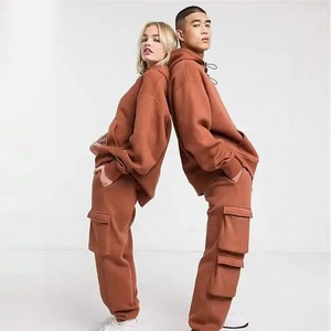 Conjunto Deportivo Informal Unisex con Capucha, Estampado Personalizado, 100% Algodón, Pantalones y Sudadera de Corte Regular - Product Image 2