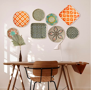 ถาดตกแต่งหญ้าทะเลเป็นมิตรกับสิ่งแวดล้อม,แผ่นรองจานหญ้าทะเลสินค้าตกแต่งจากเวียดนาม - Product Image 1