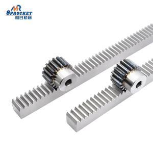 Modulo cremagliera 1 2 3 4 5 6 in acciaio CNC ingranaggio cremagliera e pignone per cancello scorrevole - Product Image 1