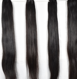 Qualité Vierge 100% Cheveux Humains Cuticule Non Transformée Alignée 100% Extensions de Cheveux Humains de Temple Indien - Product Image 2