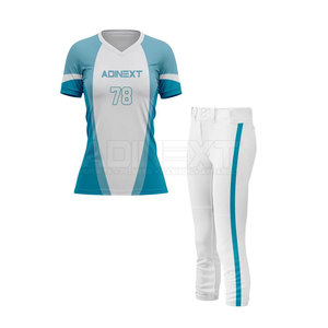 Vêtements de sport respirants pour femmes, uniforme de softball, écologique, haute qualité, 100% polyester, couleur et logo personnalisés, nouveau design - Product Image 2