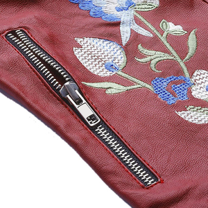 2025 Wholesale <b>Winter</b> Women's Slim Leather Jackets Streetwear Breathable Cotton Filled Customized Design OEM Service - Product Image 6