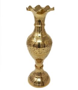 Unique Design Brass Flower Vase <b>Home</b> <b>Decor</b> Finishing Luxury Indoor Decoration for <b>Home</b> Factory Price High Quality Material - Product Image 1