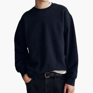 Sweat-shirt à manches longues pour hommes, tenue d'automne et d'hiver en coton, streetwear décontracté et confortable - Product Image 4