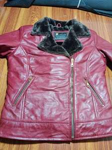 เสื้อแจ็คเก็ตหนังผู้ชายโลโก้แบรนด์ทันสมัยผ้าแคนวาสแบบกลับด้านได้ทำจากหนังแท้ที่มีความต้องการสูง - Product Image 2