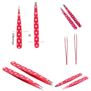 Custom Private Label Eyelash Extension Tweezers Stainless Steel <b>No</b> Gaps Eyebrow Tweezer for <b>Facial</b> Inward Growing <b>Hair</b> <b>Removal</b> - Product Image 1