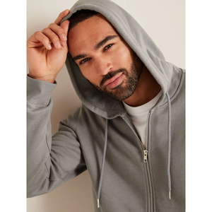 Sweat à capuche oversize pour hommes sweat chaud d'automne à la mode, basiques épissées en tissu polaire de taille XL Nouveau pour les vêtements pour hommes sweats à capuche - Product Image 4