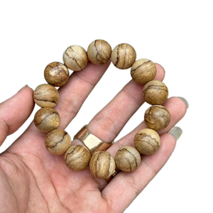 Pulsera de cuentas de madera de agar de alta calidad superventas TUYET DUNG marca modelo VT14 10MM marrón directo al por mayor precios Vietnam - Product Image 4