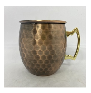 Tasse en cuivre de haute qualité de qualité alimentaire Premium 500ml écologique pour les bienfaits pour la santé et la décoration intérieure élégante - Product Image 5