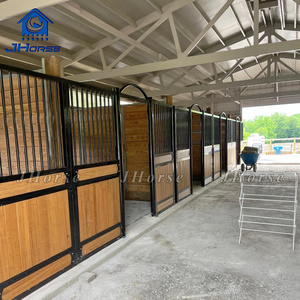 Husbandry Equipment Pré-fabricado Metal Horse Stall Bamboo Horse Stables para Horse com portas deslizantes - Product Image 6