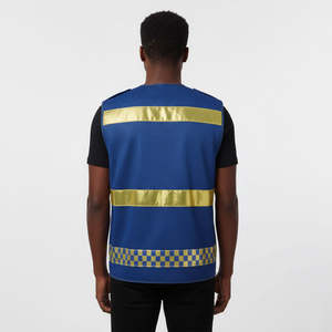 Chaleco de Seguridad Reflectante LED Impermeable ANSI Clase 2 de Alta Calidad con Múltiples Bolsillos y Logotipo Personalizado para Seguridad Vial - Product Image 2