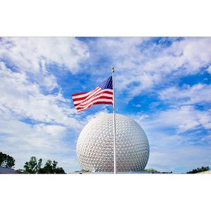 Drapeau américain 2,5x4 pieds en polyester robuste et résistant aux intempéries, série haute qualité anti-déchirure, fabriqué aux États-Unis, qualité supérieure. - Product Image 5