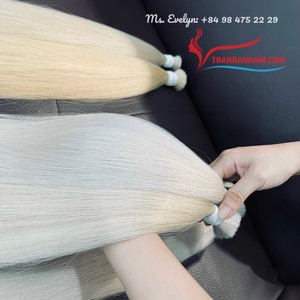 Double Drawn Vietnamese Human Hair Color Natural Wavy Bulk Hair <b>Extensions</b> <b>Cheap</b> Price No Chemical - Product Image 6