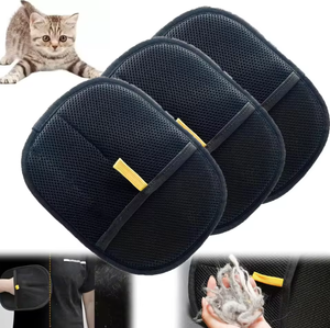 Nouveau design 2026 – Gants électrostatiques auto-nettoyants pour l'élimination des poils d'animaux, grande taille, avec logo personnalisé, pour toilettage chien et chat, maison, meubles et voiture - Product Image 1