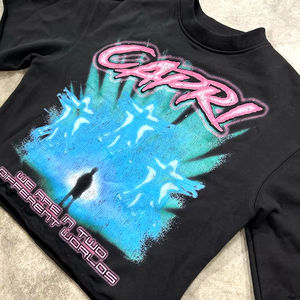 Fabricant personnalisé poids lourd 100% coton 250 Gsm T-shirt court surdimensionné Boxy à épaules tombantes en détresse solide style décontracté - Product Image 5