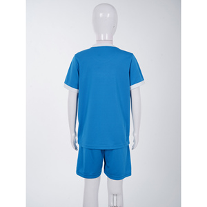 Uniforme de Fútbol Personalizado, Fabricante OEM, Conjunto de Camiseta y Pantalones Cortos de Alta Calidad, Tejido Transpirable, Secado Rápido, Ligero, para Clubes - Product Image 3