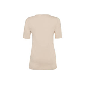 ชุดบอดี้สูทคอกลมแขนสั้นสีขาวนวลพร้อมระบบควบคุมหน้าท้อง - Product Image 3