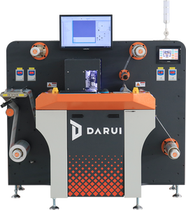 Machine de découpe numérique automatique à 3 lames DARUI S7 à prix abordable pour étiquettes en rouleau, avec engrenage motorisé et refendage/rembobinage écologique - Product Image 1