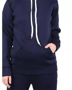 Conjunto Deportivo Informal para Hombre, con Logotipo Bordado Personalizado, de Invierno, Ecológico, Transpirable, de Forro Polar, Elástico en Cuatro Direcciones, Chaqueta con Capucha y Pantalones - Product Image 5