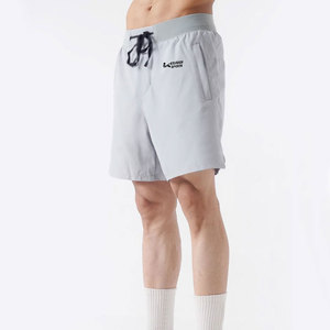 กางเกงขาสั้นออกกำลังกายสำหรับผู้ชายกางเกงขาสั้นแบบผูกเชือกลายพื้นพื้นแบบสปอร์ตออกแบบได้ตามต้องการเป็นมิตรกับสิ่งแวดล้อม - Product Image 4