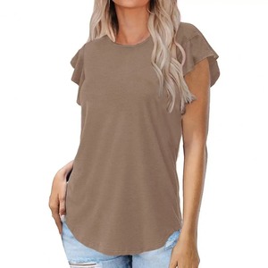 เสื้อยืดผู้หญิงสีทึบเสื้อโปโลลายทางแฟชั่นเสื้อยืดวัฒนธรรมฮิปฮอปคอปกแบบลำลองสำหรับผู้หญิงในฤดูร้อน - Product Image 5