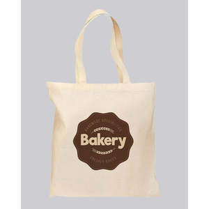 Bolsa de Tela de Algodón Personalizada con Asas en Contraste y Costuras Reforzadas, Personalización con Impresión Serigrafiada para su Logotipo - Product Image 1