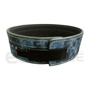 Ceinture de levier d'haltérophilie motif camouflage bleu Powerlifting Squat Deadlift ceinture de gymnastique personnalisée en gros - Product Image 3