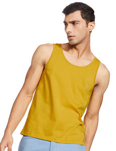 Camiseta sin Mangas Extra Grande de Algodón 100% para Hombre, Chaleco de Punto con Diseño Personalizado - Product Image 1