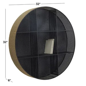 World Trend Large Modern Iron Wall Spice Storage <b>Shelf</b> Stylish Metal Storage <b>Rack</b> for <b>Kitchen</b> Zahid Exports - Product Image 5