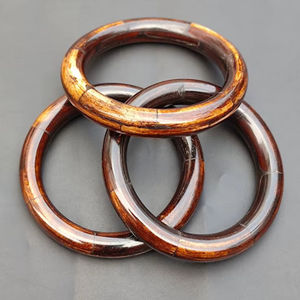 Bracelets en os naturel faits à la main, écologiques, style tribal, punk, bijoux ethniques de mariage, bracelet en os durable - Product Image 1