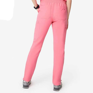 Uniforme de Hospital de enfermera elástico antiarrugas, uniformes de LICRA, conjunto de traje, Top y pantalones, uniforme médico para correr, ropa de verano - Product Image 6