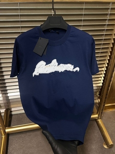 T-shirt Homme Grande Taille en Soie/Coton à Motif Animalier 300 Grammes Anti-Boulochage Manches Courtes Col Rond Décontracté Respirant Écologique OEM ODM - Product Image 5