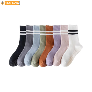 Samavia Rắn Màu Dệt Kim Vớ Thể Thao Cho Thể Thao Sử Dụng Được Làm Từ <span class=keywords><strong>Spandex</strong></span> <span class=keywords><strong>Nylon</strong></span> Và Cotton Pha Trộn Mới Nhất Hợp Thời Trang Vớ - Product Image 2