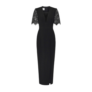 High Quality Ladies Elegant Style Midi Length Cinder Dress Vietnam Fall Collection <b>Lace</b> Decoration Made-to-Order Eco-Friendly - Product Image 2