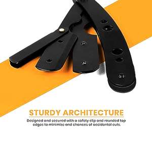 Navajas de Afeitar Rectas para Barbería Más Vendidas, Acero Inoxidable de Alta Calidad, Productos Profesionales para Afeitar Hombres - Product Image 3